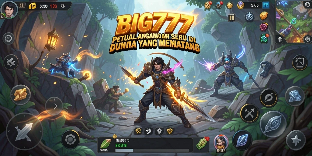 Tampilan gameplay mendebarkan dari BIG777 yang penuh tantangan.