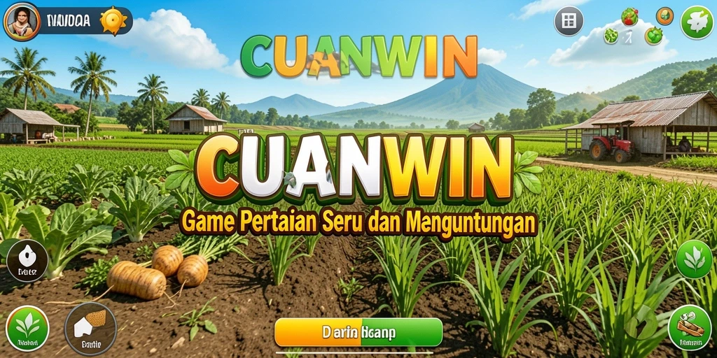 Screenshot CUANWIN menampilkan gameplay bertani yang seru dan menyenangkan.