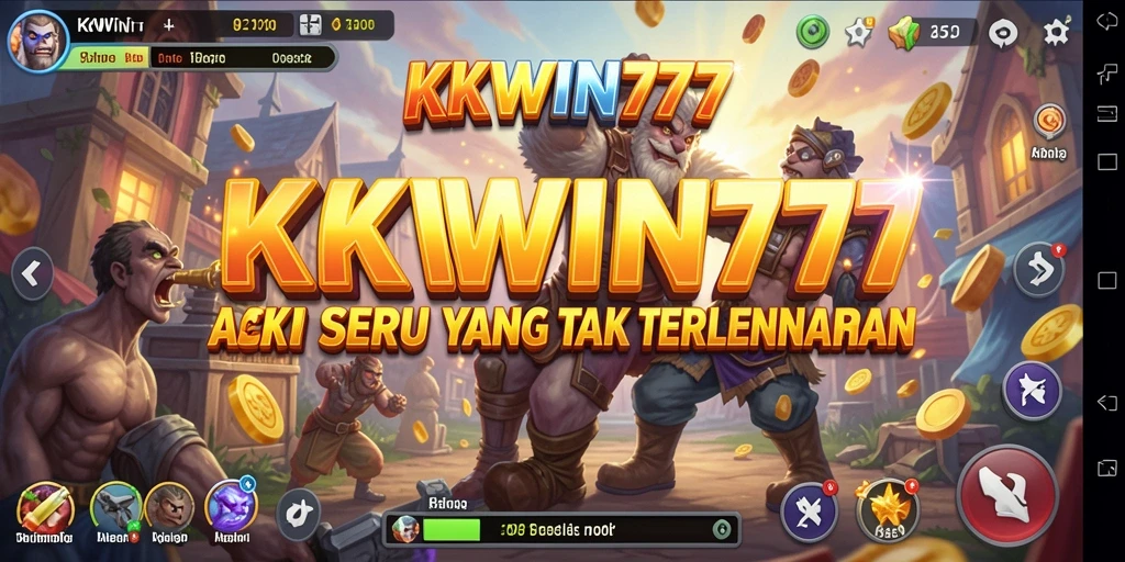 Tangkapan layar menampilkan aksi intens dalam permainan KKWIN777.