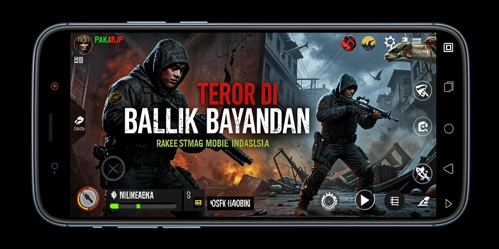 Screenshot menunjukkan momen menegangkan dalam gameplay PAKARJP.