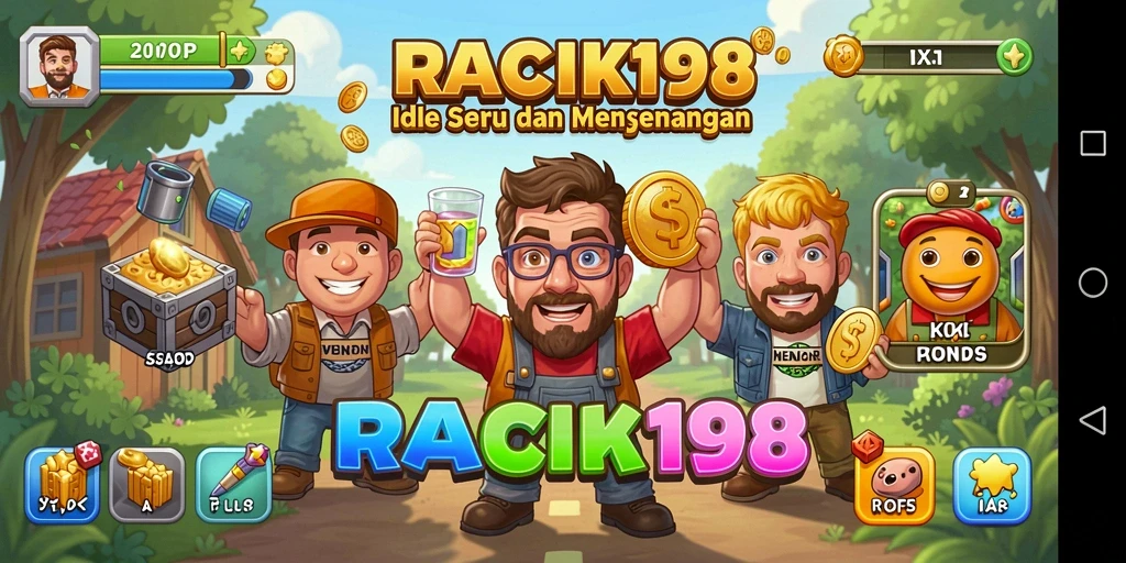 Tampilan gameplay <strong>RACIK198</strong> yang menarik dalam sesi Idle.