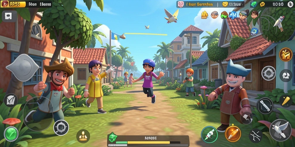 Tampilan screenshot utama dari gameplay RP55 yang mengasyikkan.