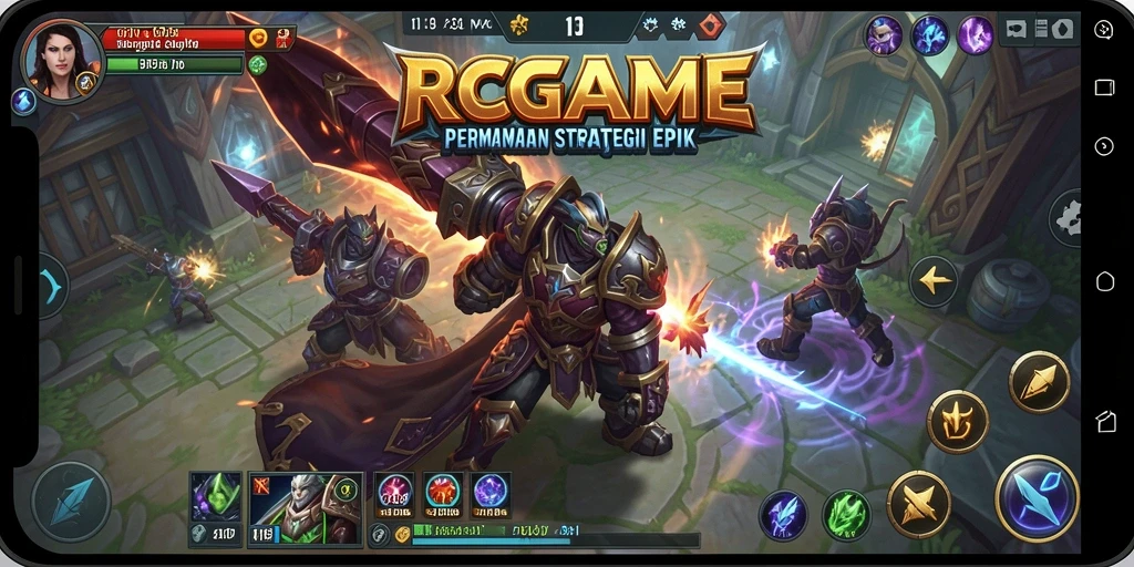 Tampilan gameplay RPGAME yang menegangkan dan strategis.